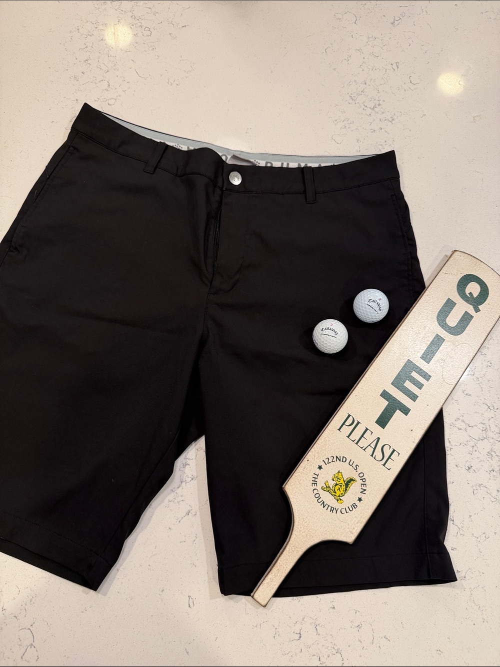 Puma Black Men's Golf Hybrid Shorts
